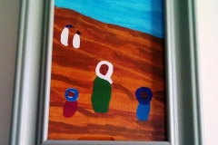 Acrylic on framed canvas board| Size of painting 13 x 18 cm