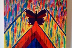Acrylic on box canvas, ready to hang | 30.5 x 30.5 cm